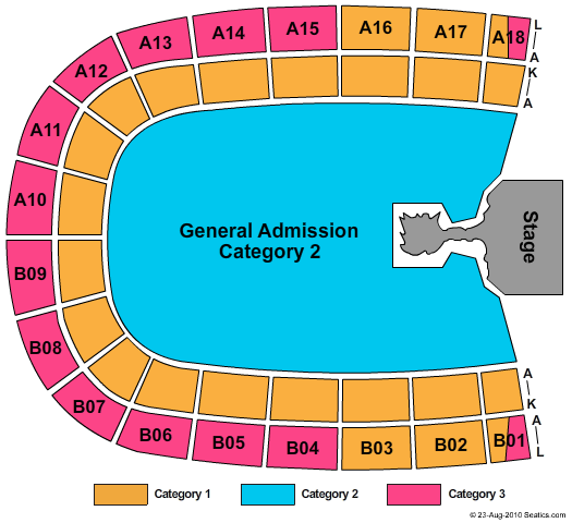 Altice Arena Lady Gaga Seating Chart